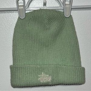 Stussy mint green beanie